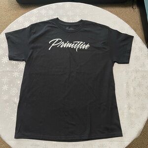 Primitive Black Tee with White Script